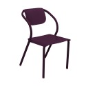 Chaise confort prune