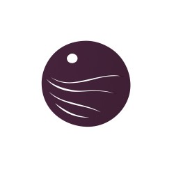 Dessous de plat Mer prune
