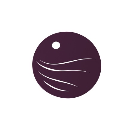 Dessous de plat Mer prune