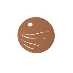 Dessous de plat Mer terracotta