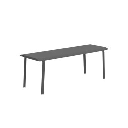 Banc 2 personnes 120x40 anthracite