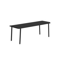 Banc 2 personnes 120x40 charbon
