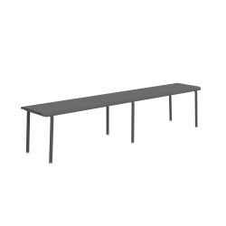 Banc 4 personnes 200x40 anthracite