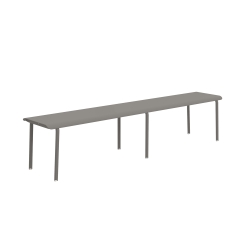 Banc 4 personnes 200x40 galet