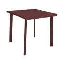 Table 2 personnes 75x80 bordeaux