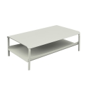 Table basse grand format sans bacs écume