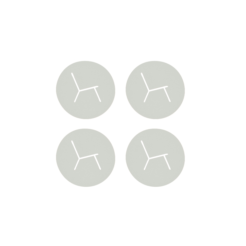 Dessous de verre Allure d'Azur écume (lot de 4)