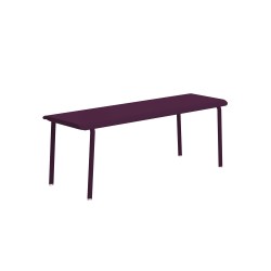 Banc 2 personnes 120x40 prune