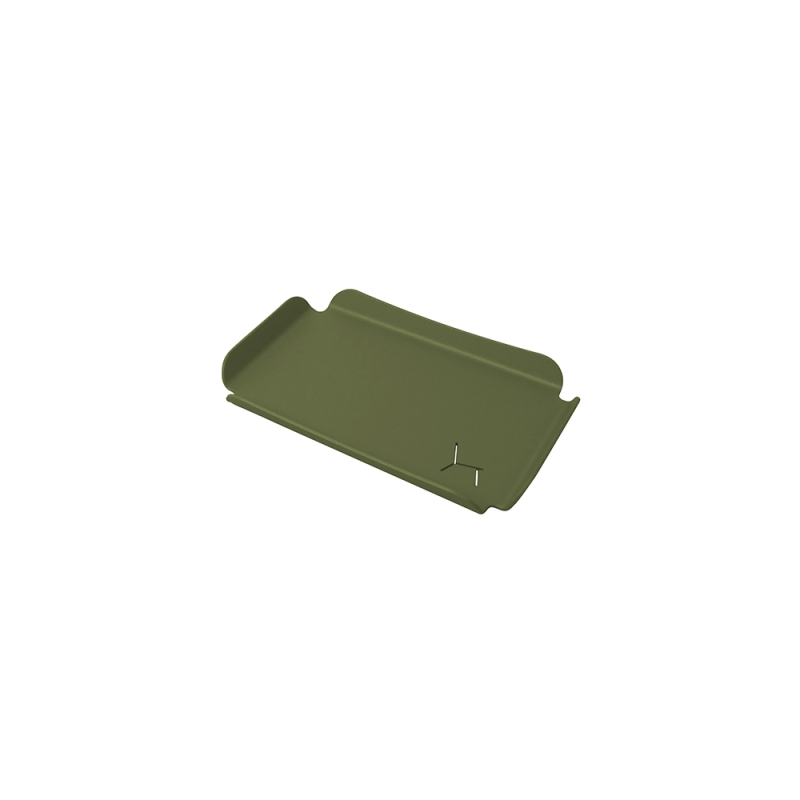 Plateau vague mini kaki