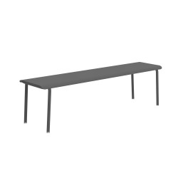 Banc 3 personnes 160x40 anthracite