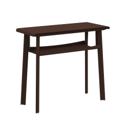 Console avec étagère rouille