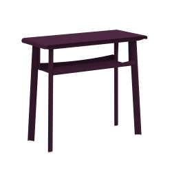 Console avec étagère prune