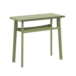 Console avec étagère olivier