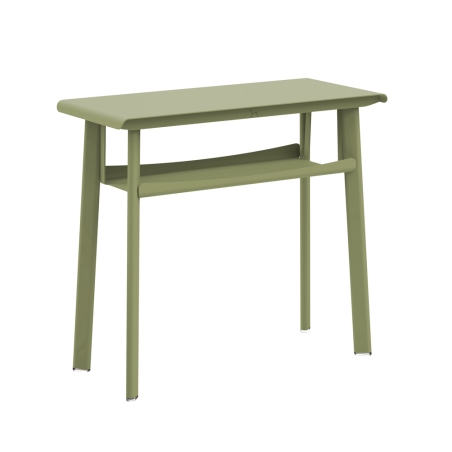 Console avec étagère olivier