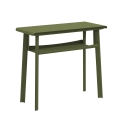 Console avec étagère kaki
