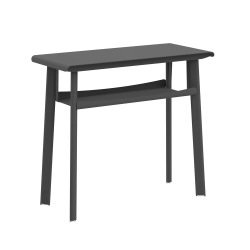 Console avec étagère anthracite