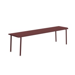 Banc 3 personnes 160x40 bordeaux